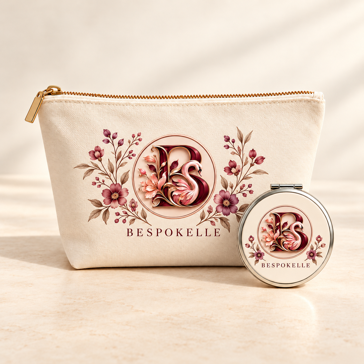 bespokelle cosmetic set — editorial customization example