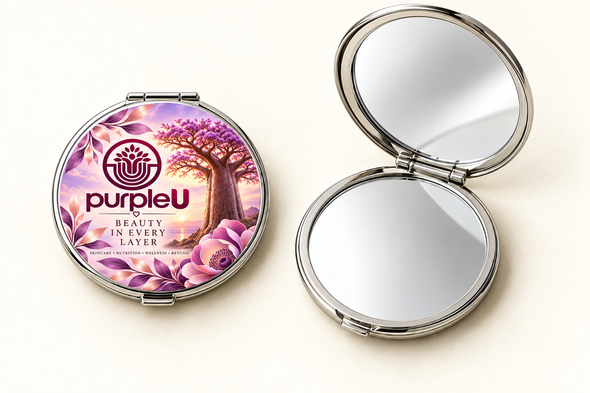 compact mirror — editorial customization example